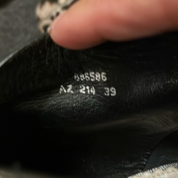 Boden Calf Hair Animal Print Booties/and shoe bag - Picture 7 of 9